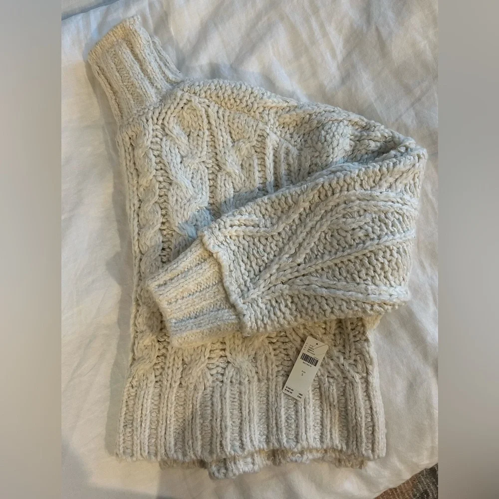 NWT ANTHROPOLOGIE Fisherman Sweater ~ Size Small - Picture 6 of 6